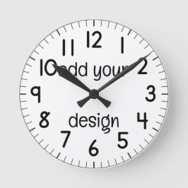 Relógio Redondo adicionar seu design