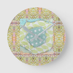 Relógio Redondo Adorável Pastel