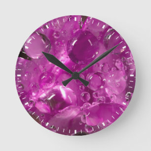Relógio Redondo Água cai em flor, Califórnia