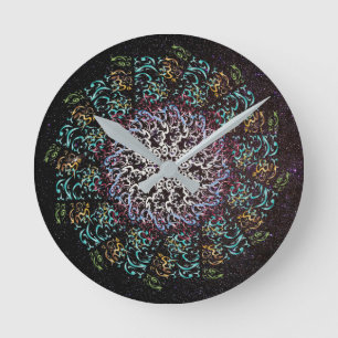 Relógio Redondo Alá nos ajudará