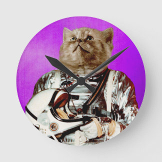 Relógio Redondo Alcance para as estrelas