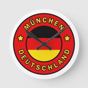 Relógio Redondo Alemanha München