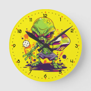 Relógio Redondo ALIEN DINKSTRIKTOR 3000 Pickleball
