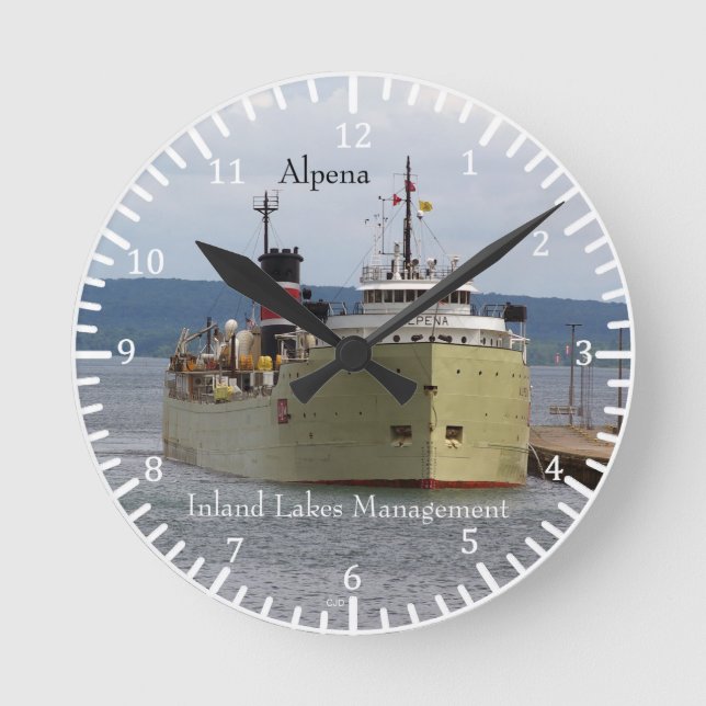 Relógio Redondo Alpena Soo clock (Frente)