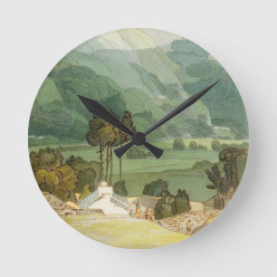Relógio Redondo Ambleside, 1786 (w/c com caneta e tinta sobre o