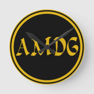 RELÓGIO REDONDO AMDG