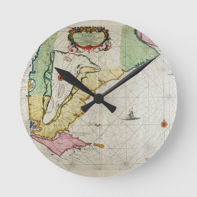 Relógio Redondo América, placa 17 de "Le Nouveau et Grand Illumi" (Frente)