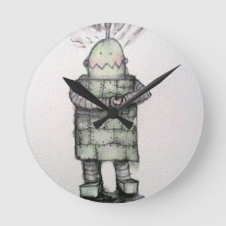 Relógio Redondo Amor robô