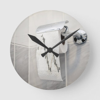 Relógio Redondo Análise do toalete