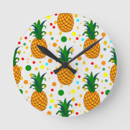 Relógio Redondo ananás 2