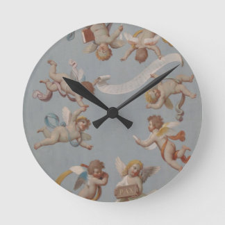 Relógio Redondo Anjo Cherubs - Renascença Whimsical