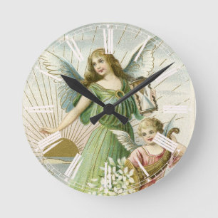 Relógio Redondo Anjo da guarda