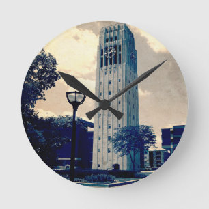 Relógio Redondo Ann Arbor Clock Tower