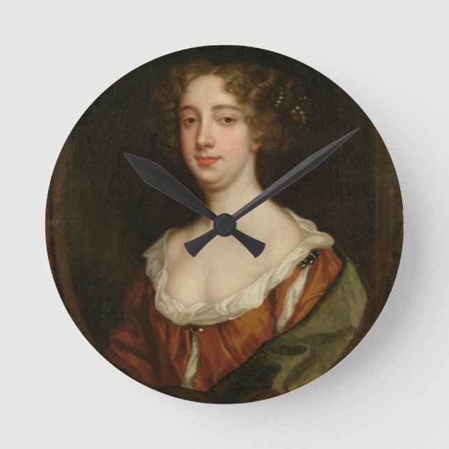 Relógio Redondo Aphra Behn (1640-89) (oil on canvas) (Frente)
