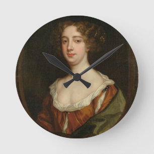 Relógio Redondo Aphra Behn (1640-89) (oil on canvas)