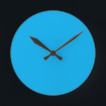 Relógio Redondo Aqua Blue<br><div class="desc">Aqua Blue Solcolor Wall Clock por Gerson Ramos.</div>