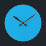 Relógio Redondo Aqua Blue<br><div class="desc">Aqua Blue Solcolor Wall Clock por Gerson Ramos.</div>