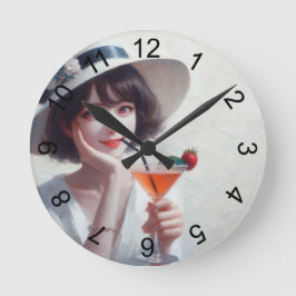 Relógio Redondo Aqui está você!