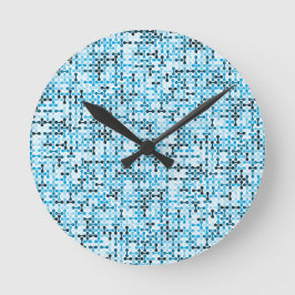 Relógio Redondo Arctic Flow – Ritmo Azul