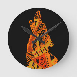 Relógio Redondo Arizona Peyote Coyote Tucson