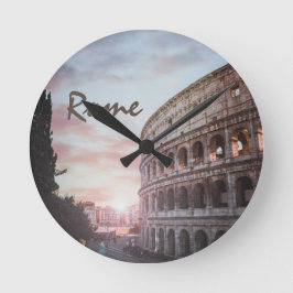 Relógio Redondo Arquitetura Antiga de Roma - paisagem solar