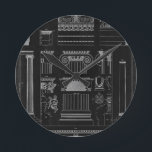 Relógio Redondo Arquitetura gráfica IV<br><div class="desc">decoração de casa</div>