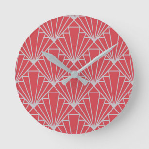 Relógio Redondo Art Deco