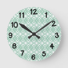 Relógio Redondo Art Deco Diamantes