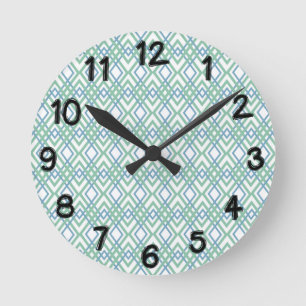 Relógio Redondo Art Deco Diamantes