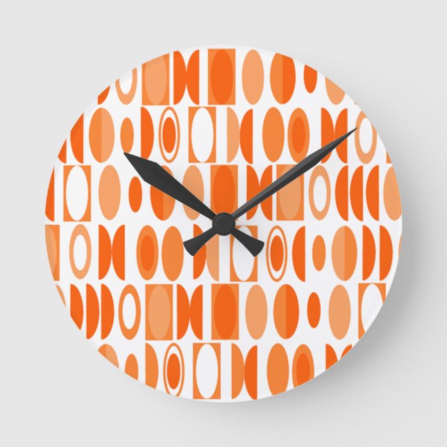 Relógio Redondo Art Deco Oval (Frente)