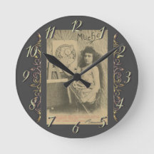 Art nouveau Alphonse mucha modelo de arte feminino