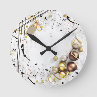 Relógio Redondo Arte de Natal