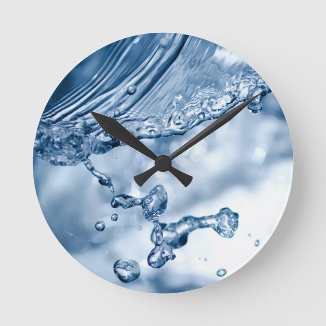 Relógio Redondo Arte de projeção (Frente)