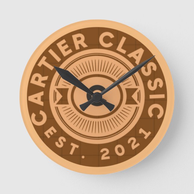 Relógio Redondo Assinatura Clássica Cartier TAan (Frente)