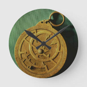 Relógio Redondo Astrolabe (cobre)
