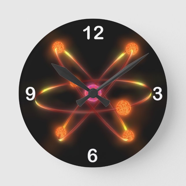 Relógio Redondo Atômica (Frente)