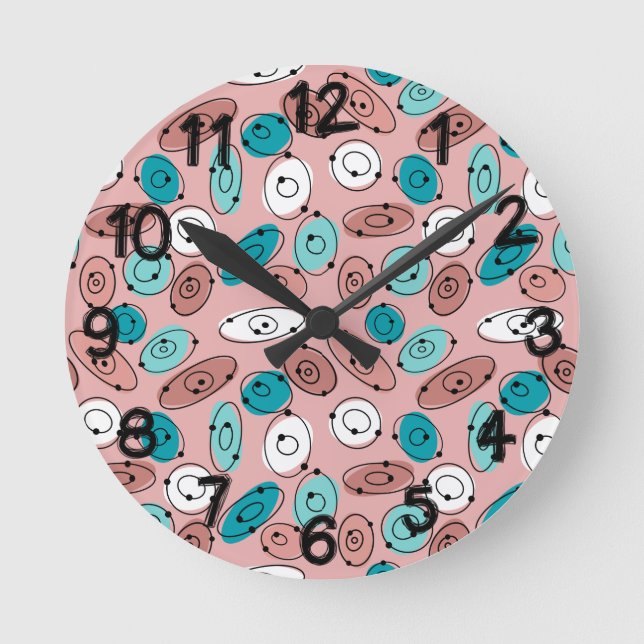 Relógio Redondo Atômicos (Frente)