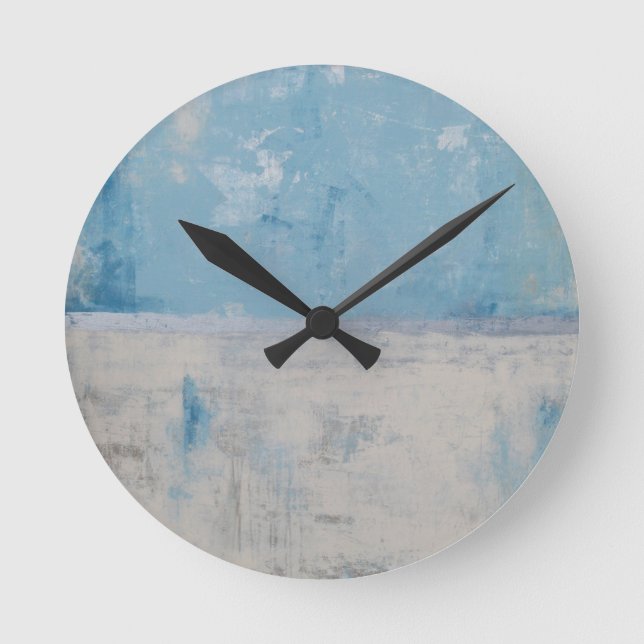 Relógio Redondo Aura prateada (Frente)