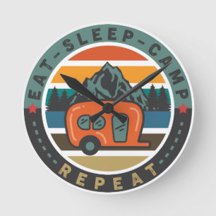 Relógio Redondo Aventura ao ar livre