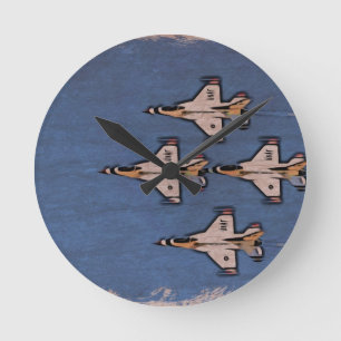 Relógio Redondo Aviões a jato
