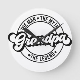 Relógio Redondo avô o homem o mito a lenda pai homens papai