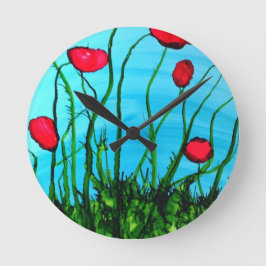 Relógio Redondo Azure Wall Clock