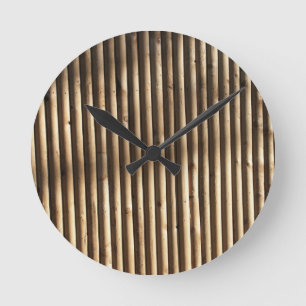 Relógio Redondo bamboo wall