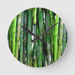 RELÓGIO REDONDO BAMBU