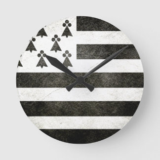 Relógio Redondo Bandeira Bretanha Vintage