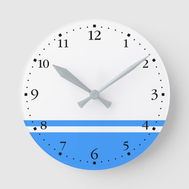 Relógio Redondo Bandeira da República Patriótica de Altai (Frente)