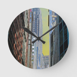 Relógio Redondo Bank of New York Building Manhattan New York Poste