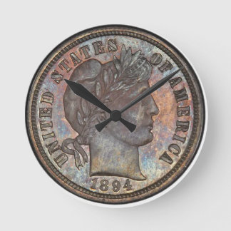Relógio Redondo Barber Dime 1894-S
