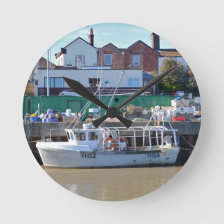 Relógio Redondo Barco de Pesca YH 34
