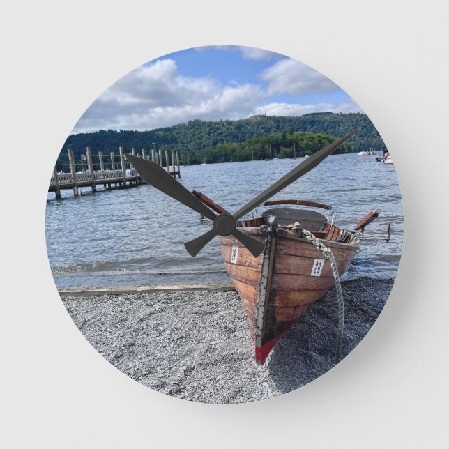 Relógio Redondo Barco Windermere. (Frente)